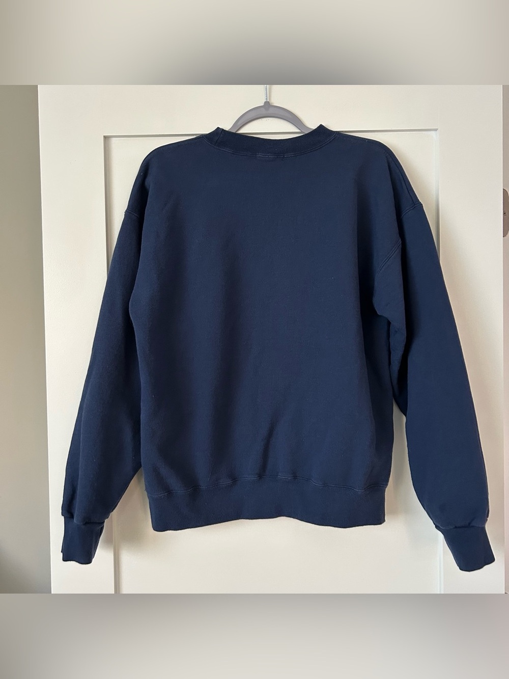 The Bar Varsity Sweatshirt Navy Blue Size Medium - Picture 4 of 5